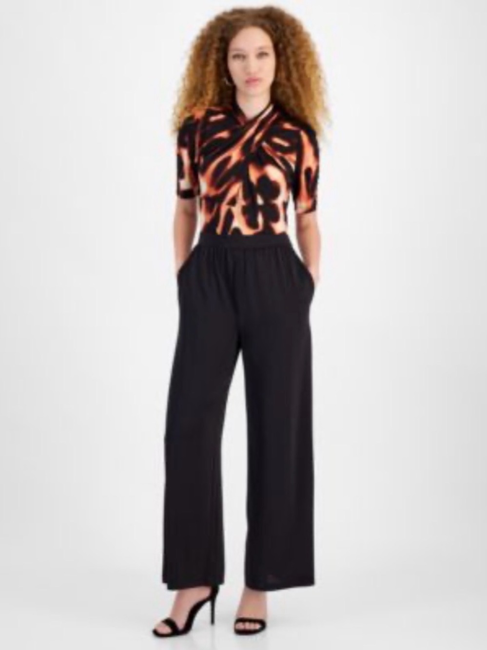 RACHEL RACHEL ROY WOMENS PRINTED TWISTED SHORT- LEOPARD M